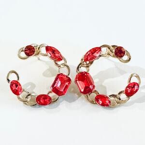 Chain Link Stud Earrings